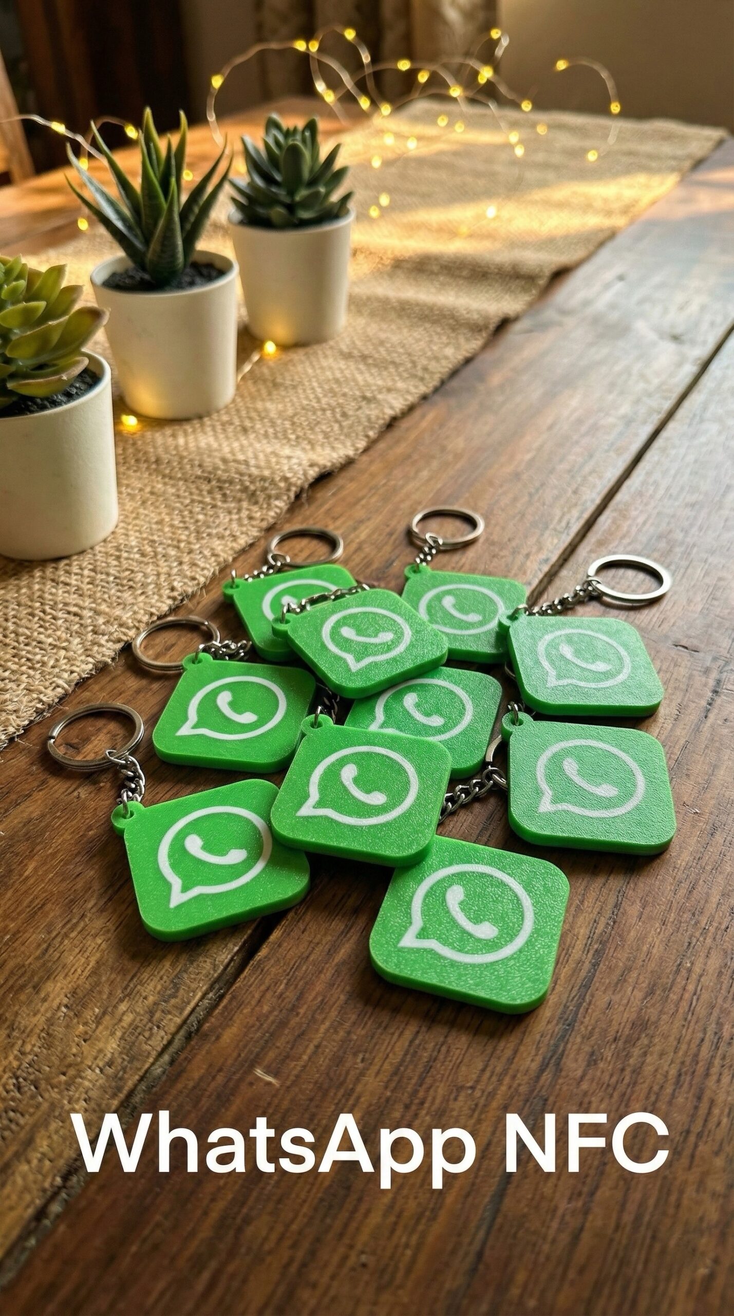 Whatsapp NFC Keychain