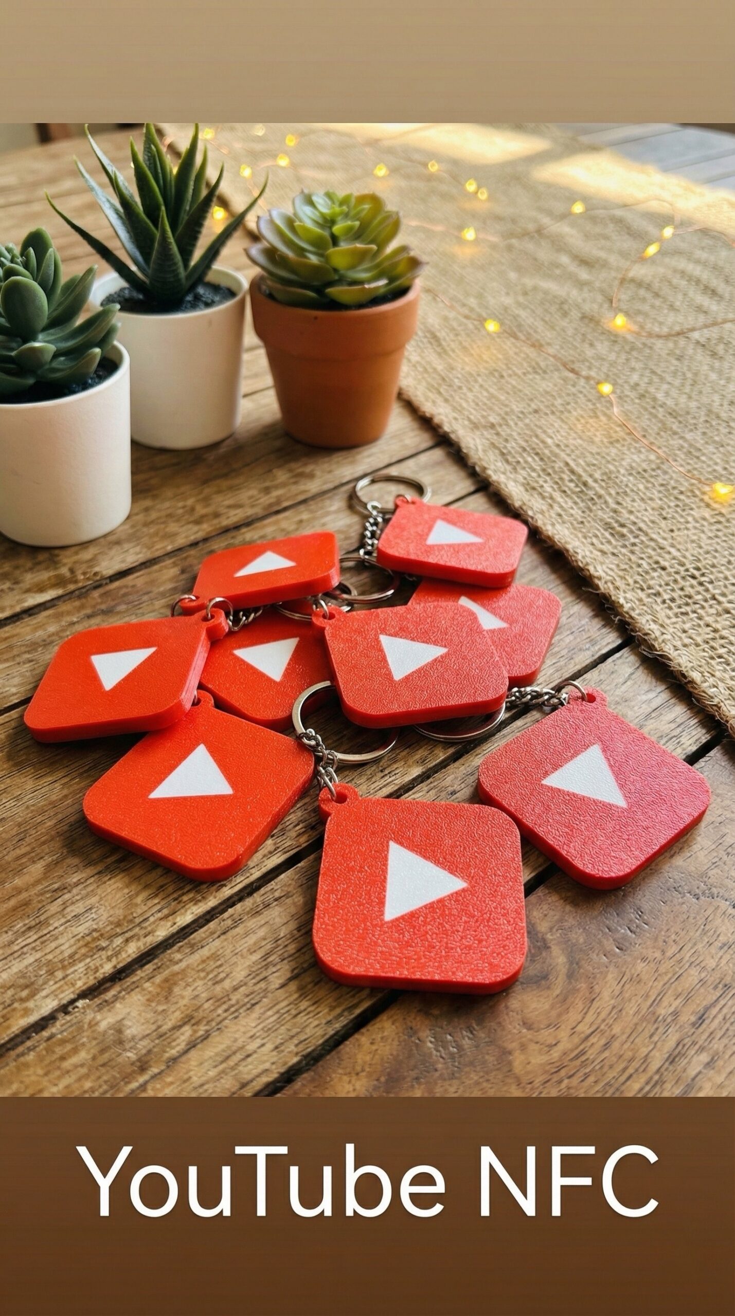 Youtube NFC Keychain